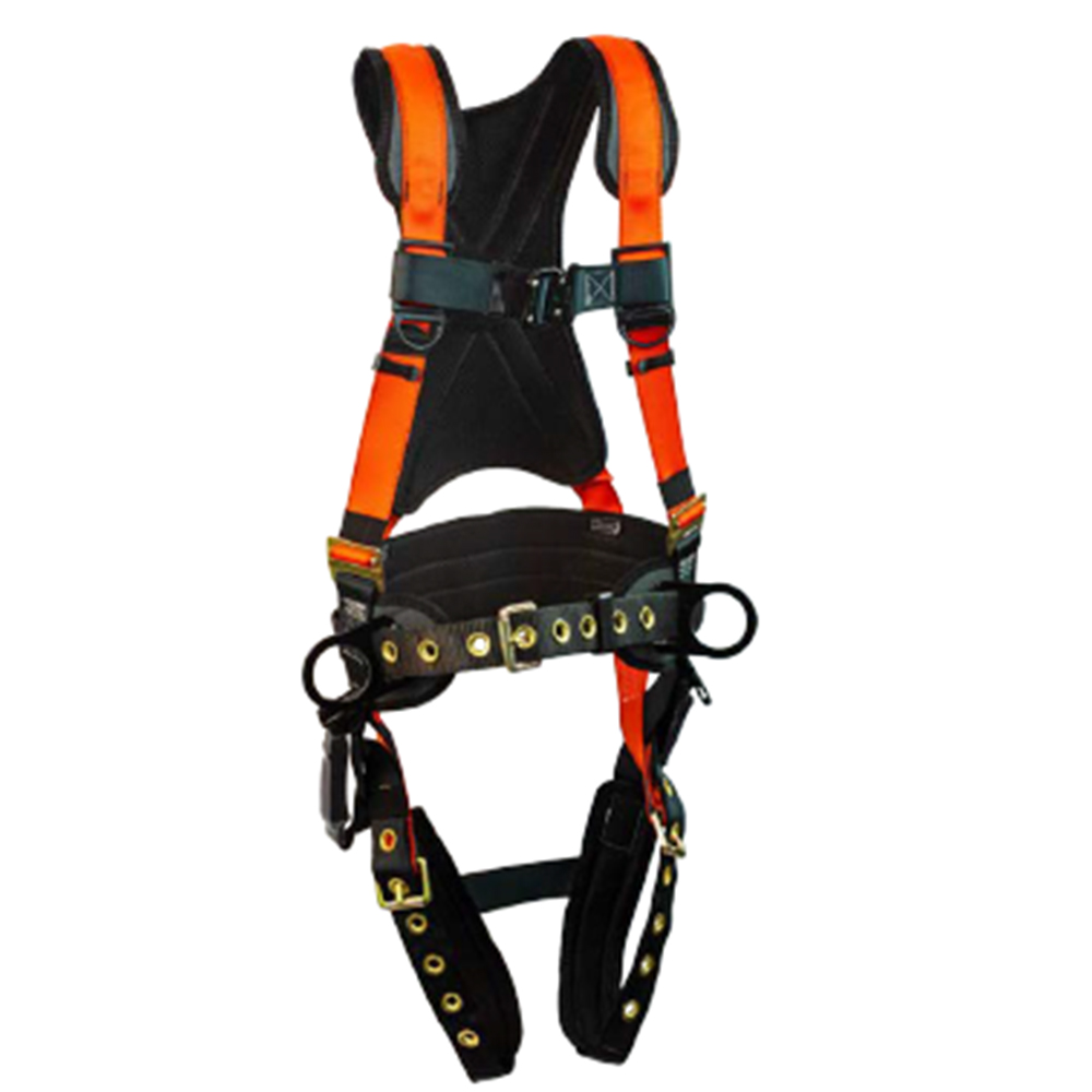 French Creek Stratos Construction Full Body Harness with Belt from GME Supply